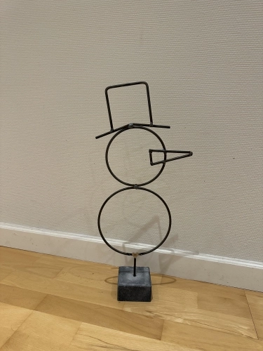 Juletræ i jern med pynt